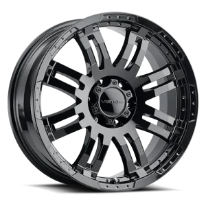 Vision Wheel Off-Road – 375 WARRIOR – Black – 16″x8″ 0mm – All weather Wheels – 375-6835GB0